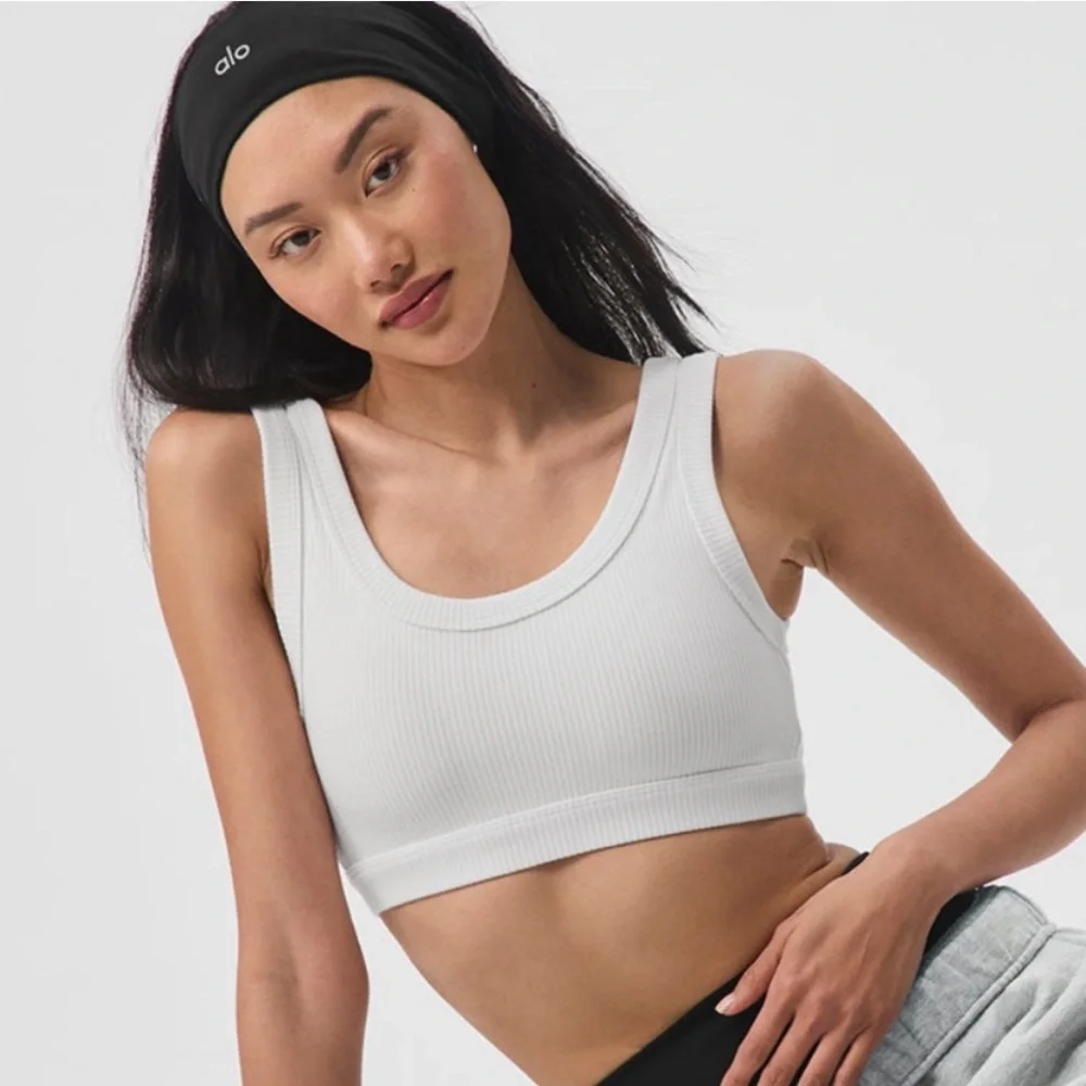 Alo Wellness Bra White - Picture 1 of 5